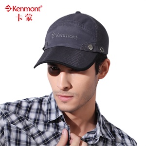 KENMONT凯蒙特 帽子 男士 棒球帽 防紫外线 网眼帽KM-0414