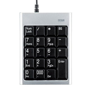 【品牌直供】日本 SANWA 简便的USB数字键盘