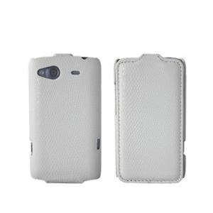 htcg15 HTC G15 c510微客 手机套手机壳蛇皮纹全包皮套（白色）