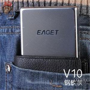 忆捷 2.5寸 500G移动硬盘 Eaget V10钢铁侠 带原装包