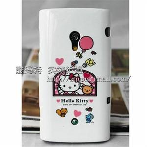 酷玛特 索爱X10 X10i手机壳保护壳外壳日本卡通 kitty 猫04