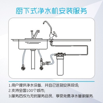 家用厨下式净水器安装服务