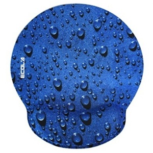 宜客莱（ECOLA）MPD-013RB ErgoFits水滴蓝护腕鼠标垫