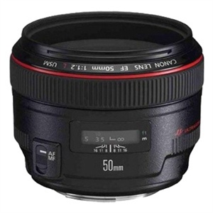 【佳能专卖】 佳能EF 50mm F1.2L USM 标准定焦镜头