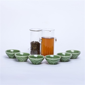 唯茶工坊恬瓷7头正山小种红茶大展宏图功夫茶具礼品装