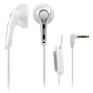 【当当自营】Audio-technica 铁三角 ATH-C550 WH 经典耳塞式耳机