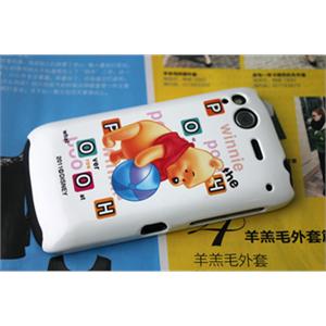 酷玛特htcg12 HTC G12 S510E手机套保护套手机壳珠光卡通维尼熊02