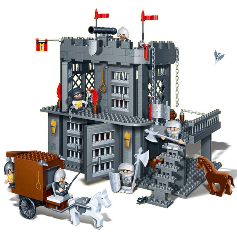 【邦宝儿童玩具城堡建筑模型益智塑料拼装拼插