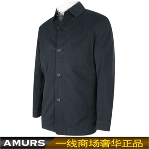 【品牌直供】爱缪斯专柜单排扣男士休闲夹克桑蚕丝面料