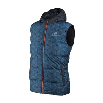 迪达斯/adidas专柜正品2012冬<em>男羽绒马甲</em>X74