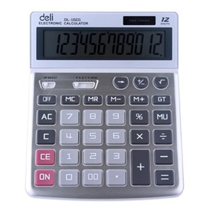 得力文具 办公用品 1601 计算器 12位计算器