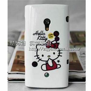 酷玛特 索爱 X10 X10i手机壳保护壳外壳日本卡通 kitty 猫09