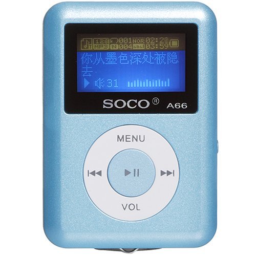 Soco 索科 A66 多媒体播放器 (2G 蓝色)