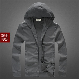 诠渡良品 新款春装韩版潮流 运动款连帽开衫卫衣 TD285