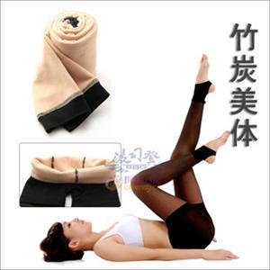 波司登 竹炭纤维双层美体踩脚保暖裤9577