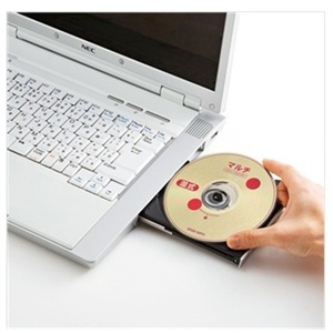 日本SANWA SUPPLY CD-MDV10W 清洁光驱的专用CD盘 湿式