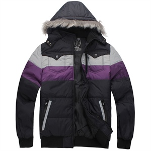 【品牌直供】冬季保暖必备 时尚连帽男士棉服 男装棉衣外套 J003
