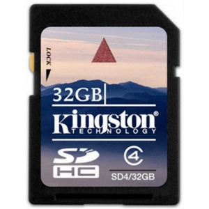 金士顿SDHC 32G SD存储卡CLASS4 sd 32g相机内存卡