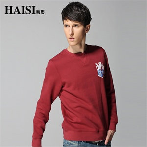 【品牌直供】HAISI 嗨思 2011新款秋装时尚套头印花卫衣 A1WA04