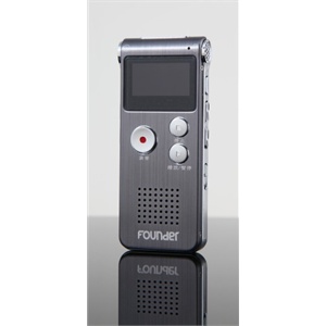 录音笔 Founder 方正 L608 录音笔 2GB 铁灰色