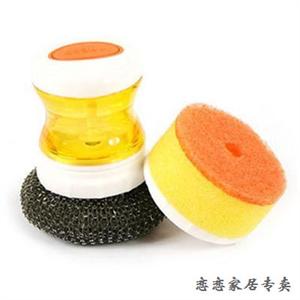 恋恋家居 振兴可更换刷头多功能压液洗锅刷 SA7824