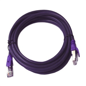 【当当自营】 MillionWell 金佳佰业 RJ45高性能超五类网线 3米 紫色