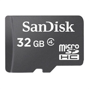 闪迪SANDISK TF-32G micro SD CLASS 4 手机内存卡