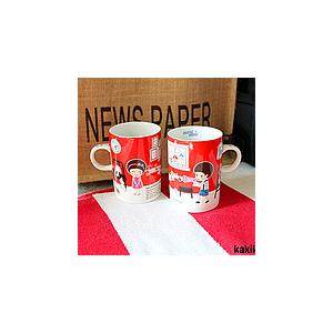 天生一对 浪漫情侣杯-01红 婚庆对杯2只装 礼物陶瓷杯