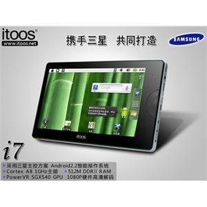 itoos i7 7寸触摸屏 3G上网 MID平板电脑8G 1080P