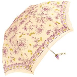 天堂伞 三折 超轻 超强防紫外线 晴雨伞 水漾蔷薇 377E 6号色