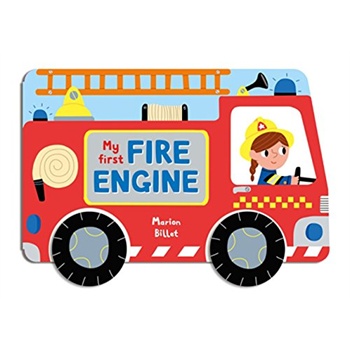 whizzy wheels:my first fire engine 异形书:消防车 英文原版童书