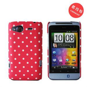 htcg15 HTC C510e G15微客 手机壳保护壳时尚小圆点（红底白点）