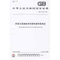 桥梁主缆缠绕用低碳热镀锌圆钢丝（GB/T24215-2009）