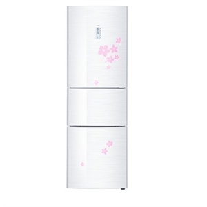 海尔 BCD-268WB CS （彩晶玻璃）白色紫丁香