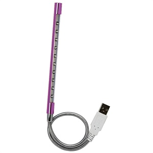 【当当自营】Mego金属时尚超亮LED阅读灯 USB-LED10PU紫色