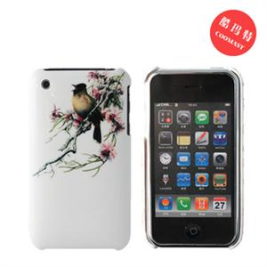 酷玛特 苹果 iPhone 3G 3GS 手机套 保护套 外壳 青花 喜上枝头