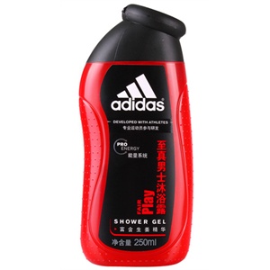 Adidas阿迪达斯 男士活力沐浴露-至真250ml