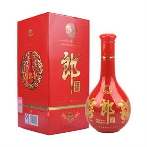 53°十年红花郎酒500ml  价格490.00￥/