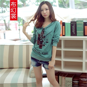 2011秋冬新品 韩版薄款连帽蝙蝠袖卫衣开衫外套502BIV8113