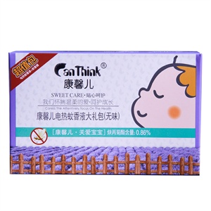 康馨儿蚊香液大礼包（薰衣草) 2瓶+蚊香器