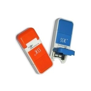 【当当销售配送】飚王（ssk）风云系列 TF卡读卡器（风云MICRO SD ）SCRS022兰色