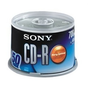 正品 Sony 光盘 CD-R 48速50片桶装