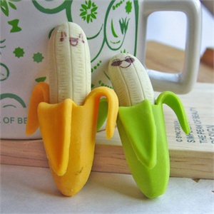香蕉橡皮2枚/创意文具/小学生学习用品/儿童小奖品 高4.5cm
