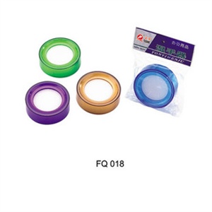 富强圆形湿手器 湿手缸 富强 FQ018 湿水缸 透明色沾手器 沾手缸