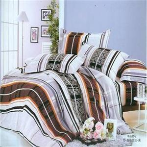 2.2被套-艺森加厚磨毛活性印染四件套--玫瑰时代-玫红