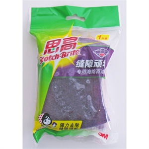 【3M网络授权】6240思高钢绒抗菌海绵百洁布