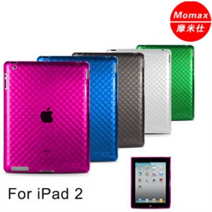 MOMAX 苹果 iPad2 保护套 软外壳 透明闪钻套