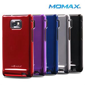 MOMAX 三星 i9100手机套 i9188 i9108 手机壳 保护套 金属感+贴膜