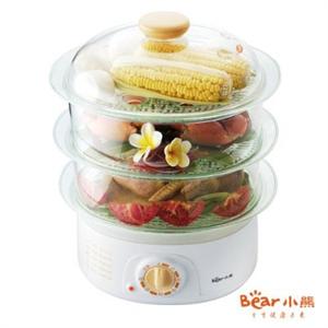 小熊 电蒸锅 DZG-304 三层8升加强型（白色）
