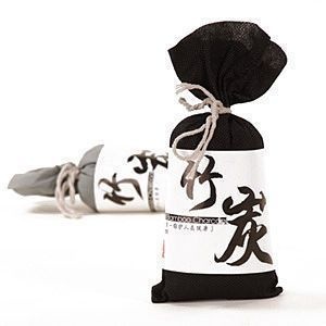 吉满 日式竹炭袋j135g 复古净化空气除味包 装饰摆件